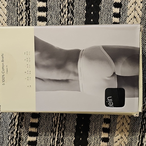 Calvin Klein Men's Black Briefs - 5 Pack - Picture 2 of 5